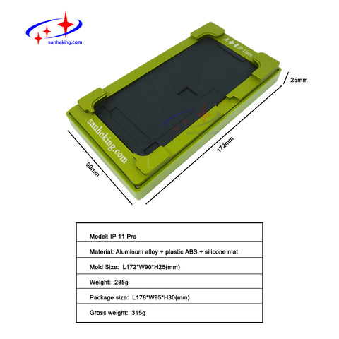 iPhone 11 Pro (2in1) Alignment + Lamination Plastic Mould iPhone 11 Pro (2in1) Alignment + Lamination Plastic Mould