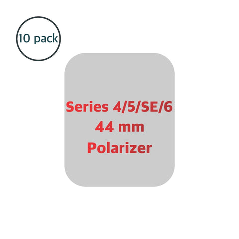 Polarizer for Apple Watch (44mm) Compatible with Series 4/5/6/SE (Pack of 10) Polarizer for Apple Watch (44mm) Compatible with Series 4/5/6/SE (Pack of 10)