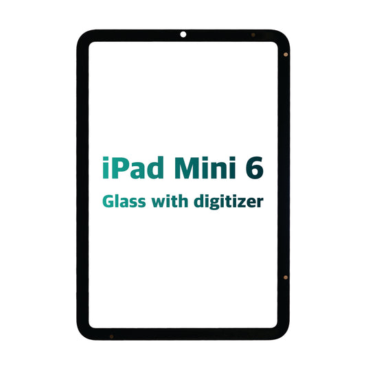 iPad Mini 6 Glass with Digitizer (Premium) (Black)