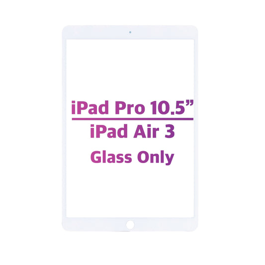 iPad Pro 10.5"/Air 3 Glass Only (White)