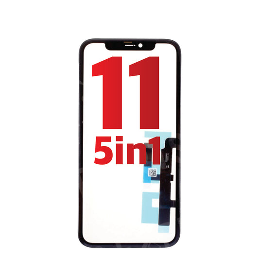 iPhone 11 Glass (4in1) (Glass + Digitizer + Frame + OCA)
