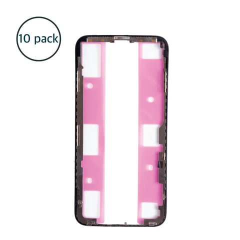 iPhone 11 Pro Frame with 3M Glue Pre-Installed (10 Pack) iPhone 11 Pro Frame with 3M Glue Pre-Installed (10 Pack)