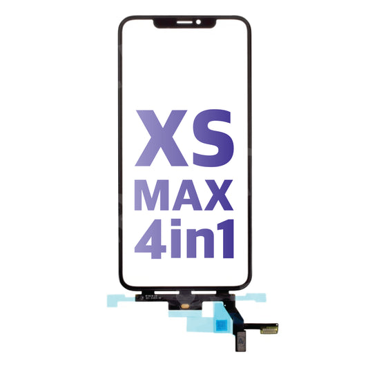 iPhone XS MAX (4in1)  (Glass + OCA + Digitizer + OCA + Ear Mesh) Original Flex