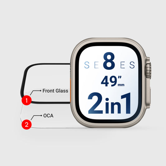 Apple Watch Series 8 Ultra (2in1) Glass + OCA Pre-Installed (49MM)