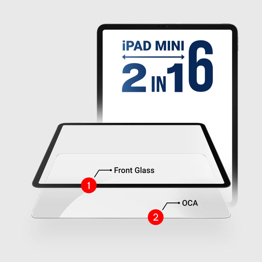 iPad Mini 6 (2in1) Glass + OCA Pre-Installed (Premium)