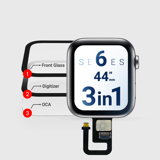 Apple Watch Series 6 (3in1) Glass + Digitizer with OCA Pre-Installed 44MM (Premium)