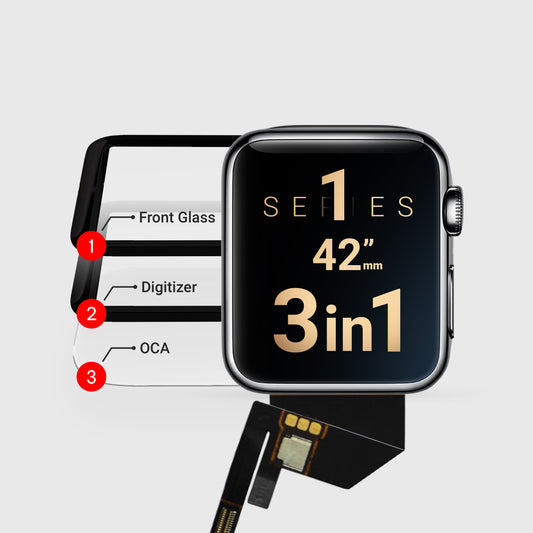 Apple Watch Series 1 (3in1) Glass + Digitizer with OCA Pre-Installed 42MM (Premium)