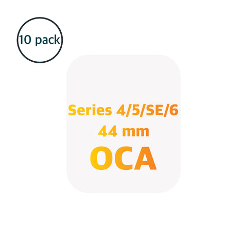 OCA Film Apple Watch (44mm) Compatible with Series 4/5/6/SE (Pack of 10)