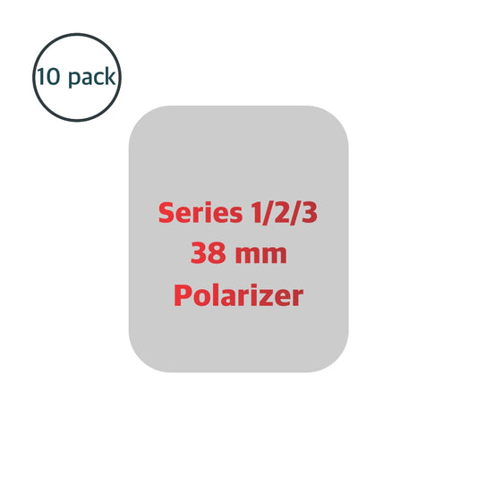 Polarizer for Apple Watch (38mm) Compatible with Series 1/2/3 (Pack of 10)