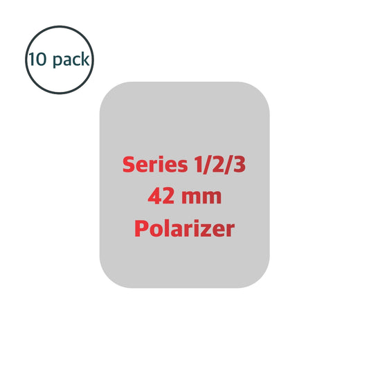 Polarizer for Apple Watch (42mm) Compatible with Series 1/2/3 (Pack of 10)