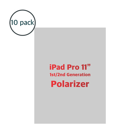 Polarizer Film for iPad 11" compatible with iPad Pro 1st/2nd/3rd/4th Gen (Pack of 10)