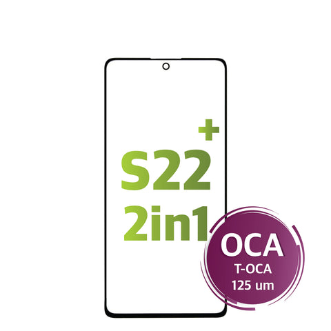 Samsung Galaxy S22 Plus (2in1) Glass with OCA (150 UM T-OCA)