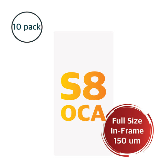Samsung Galaxy S8 Full Size Inframe Mitsubishi OCA (150 UM)