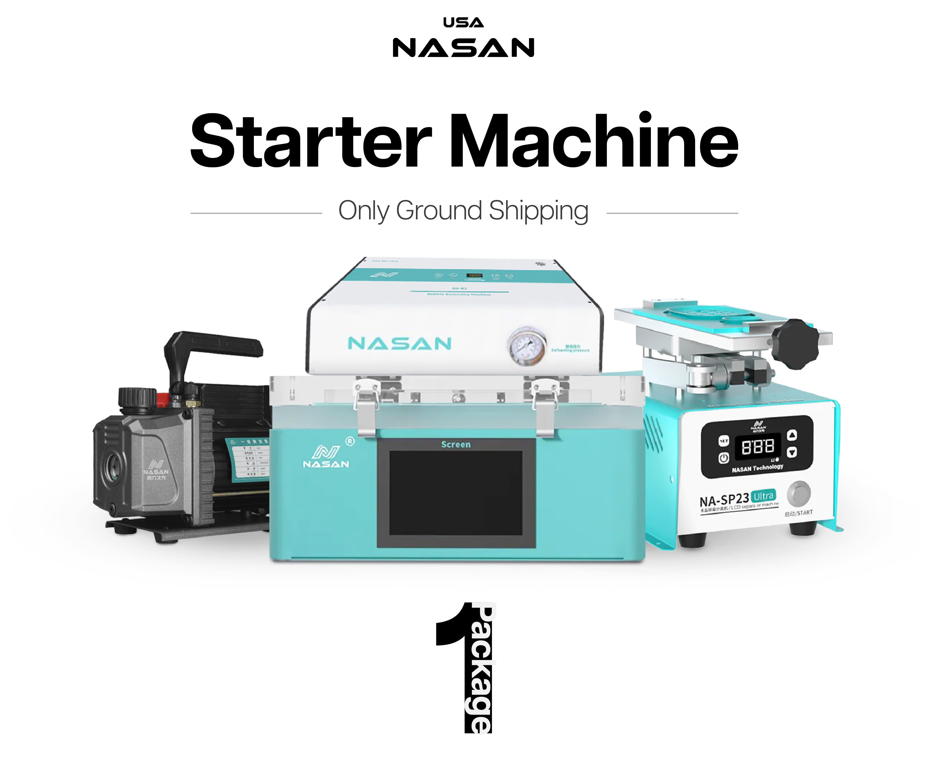 Starter Machine Package 1 (Only Ground Shipping) – NASAN USA
