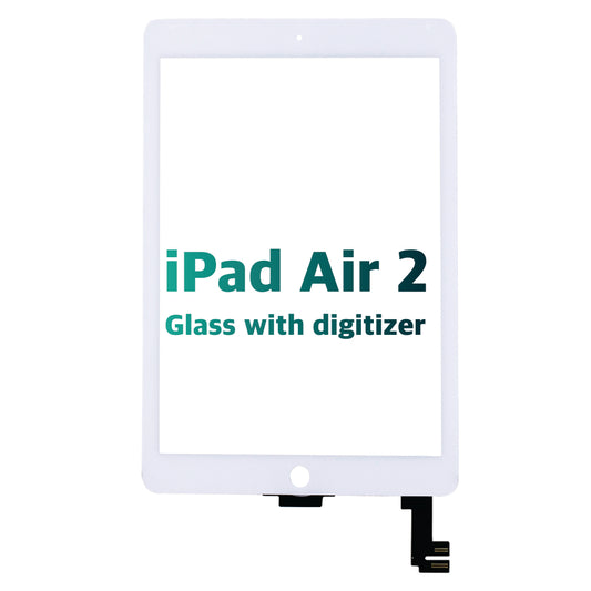 iPad Air 2 Glass with Digitizer (White)