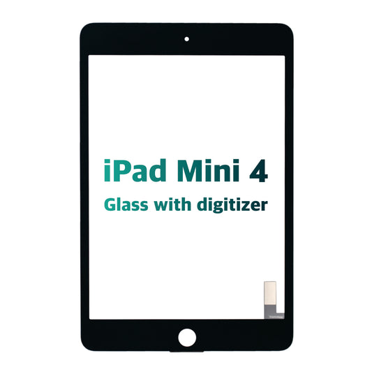 iPad Mini 4 Glass with Digitizer (Black)