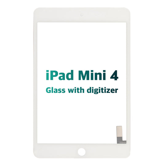 iPad Mini 4 Glass with Digitizer (White)