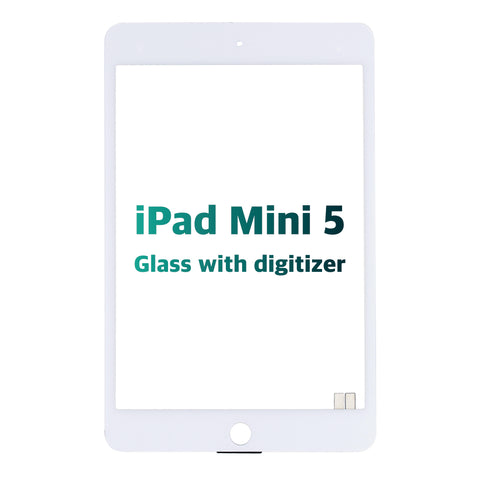 iPAd Mini 5 Glass with Digitizer (White)
