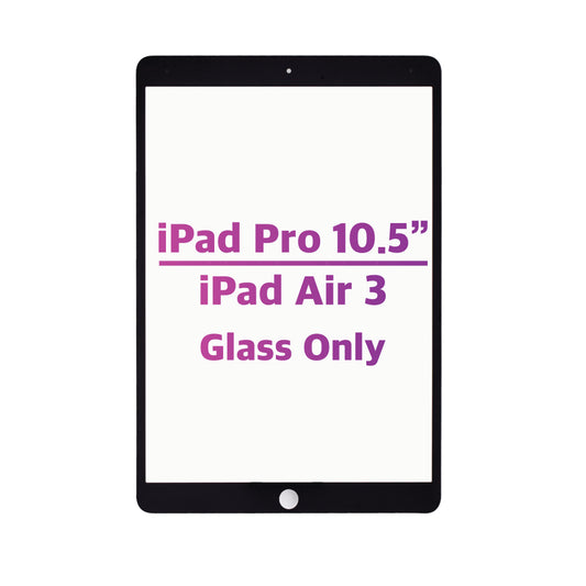 iPad Pro 10.5"/Air 3 Glass Only (Black)