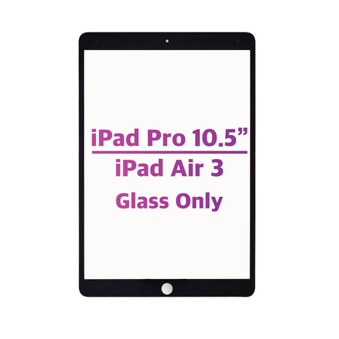 iPad Pro 10.5"/Air 3 Glass Only (Black)