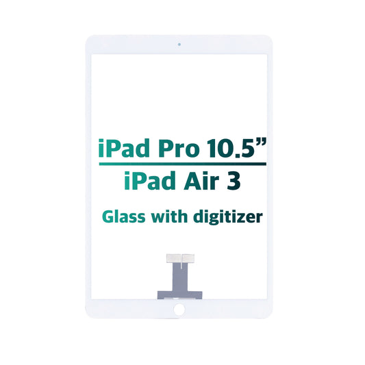 iPad Pro 10.5"/Air 3 Glass with Digitizer (White)
