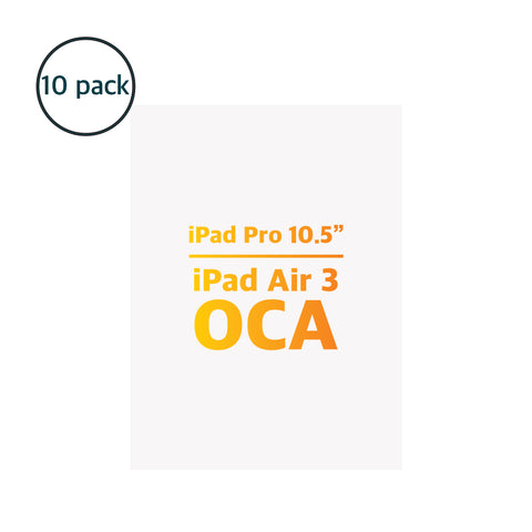 OCA  for iPad Pro 10.5"/Air 3 (Pack of 10)