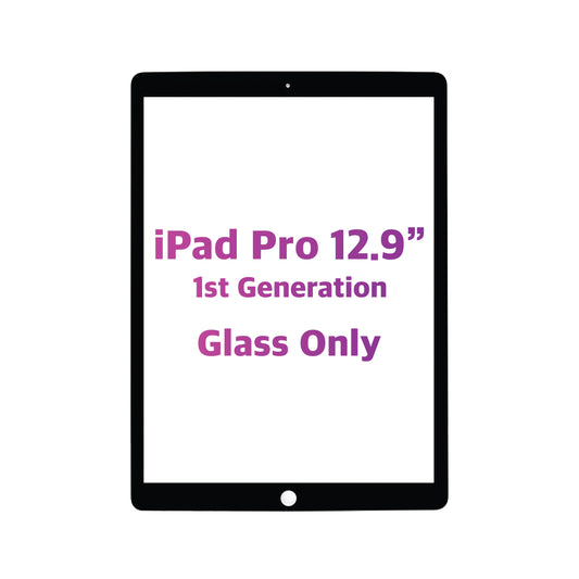 iPad Pro 12.9" 1st 2018 Generation Glass Only (Black) (Premium)