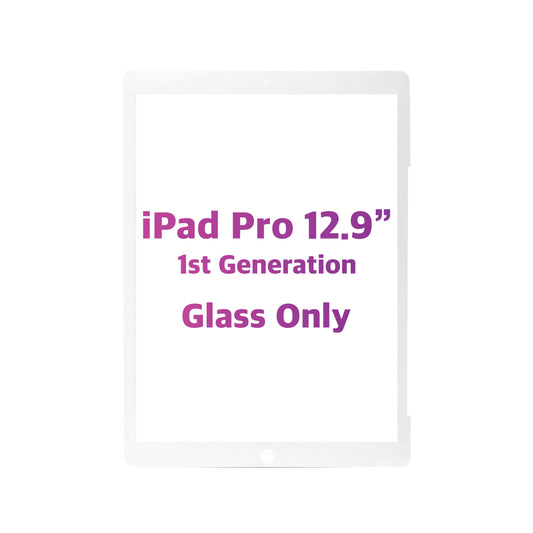iPad Pro 12.9" 1st Generation Glass Only (White) (Premium)