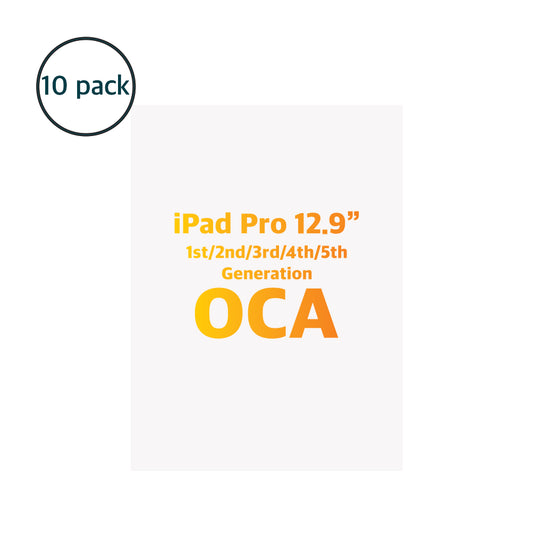 OCA  for iPad Pro 12.9" 1st/2nd/3rd/4th/5th Generation (Pack of 10)