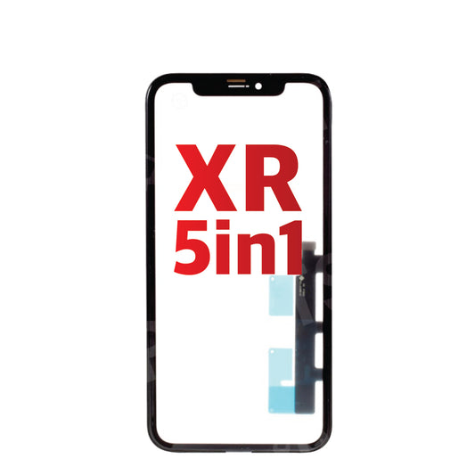 iPhone XR Glass 4in1 (Glass + Frame + Digitizer + OCA with Ear Mesh)